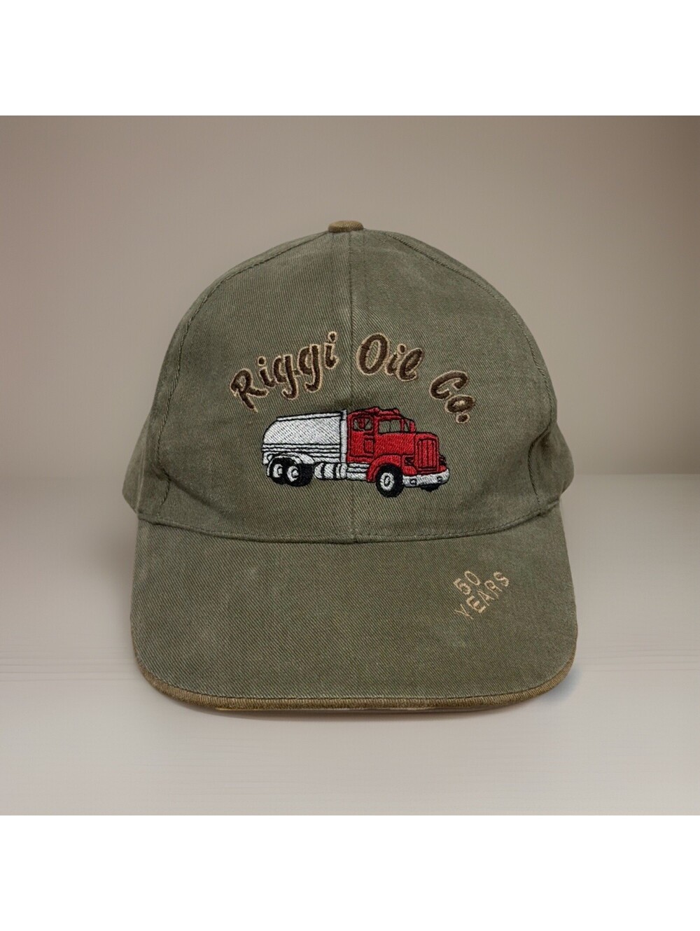 Riggi Oil Tanker Pumper Gas Oil Truck Diesel Gasoline Supplier Baseball Cap USA